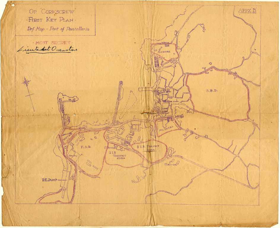 Pantelleria map